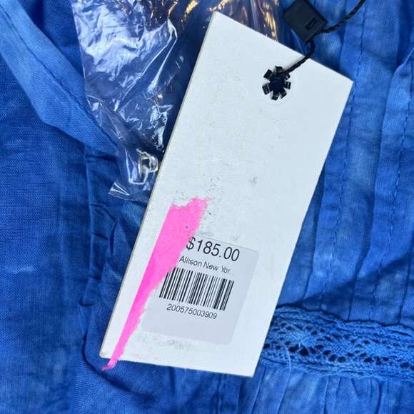 Allison New York INDIGO GARMENT DYE Sara Top N273-42 - Picture 6 of 8